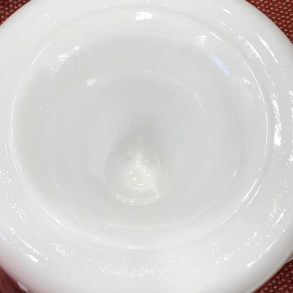 Vintage milkglass Sunkist juicer